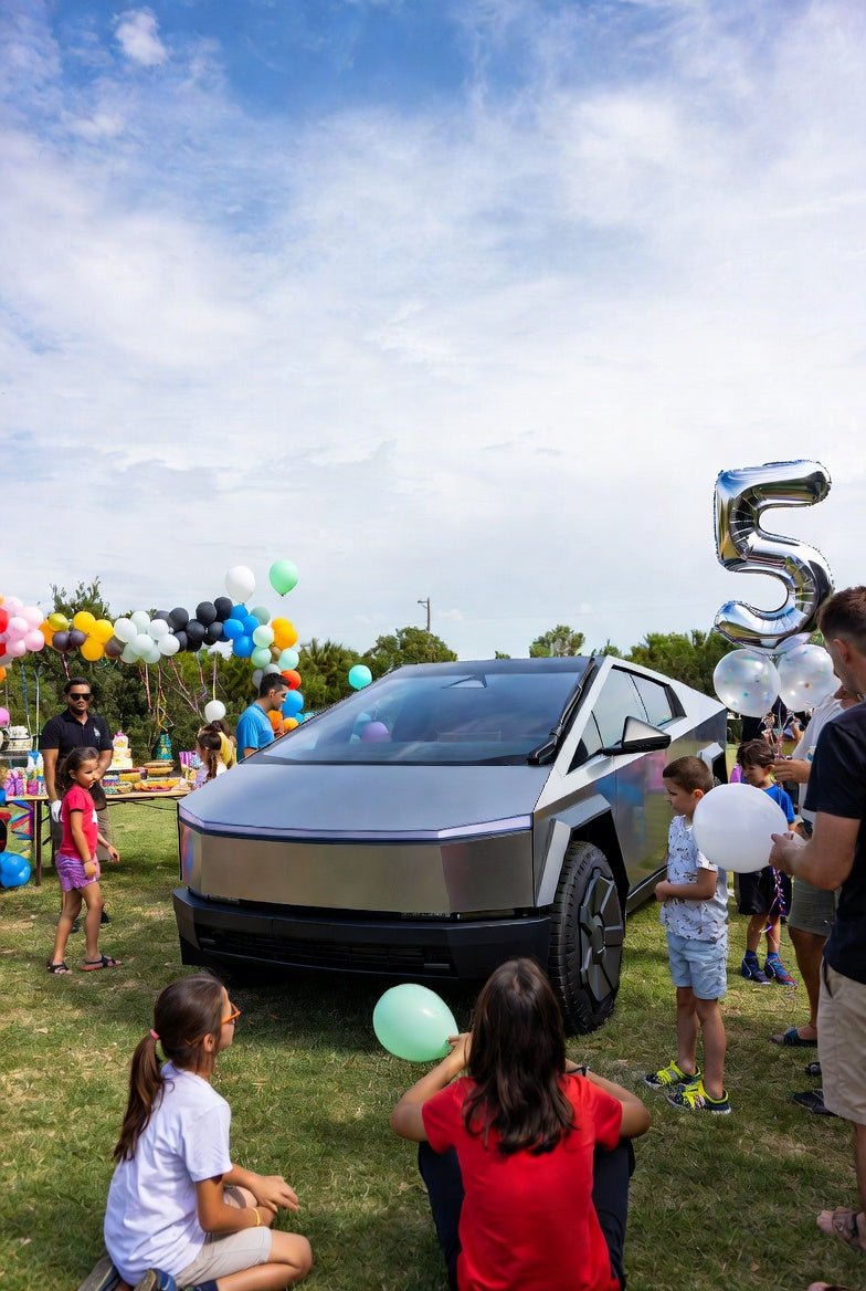 Cybertruck Ultimate Kids Birthday Experience Bundle